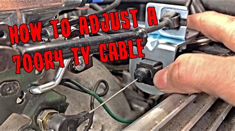 700r4 tv cable to tight symptoms - Aug 22, 2016 · Adjusting the TV cable (and geometry of the pull) with a pressure gauge is a more accurate way to adjust it. The initial tension of the TC cable is critical to getting proper shift points. Full Pull at WOT throttle is correct but that may have it set too tight if the geometry through the entire travel of the throttle isn't right. 